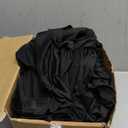 Chumia 40 Pcs Chair Covers and Sashes, Spandex Stretch Chair Slipcovers with Shiny Bowknot for Wedding Party Banquet Anniversary Events Dining Decor (Black,Gold)