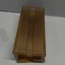 4Pack Wine Glass Rack, Punch-free Under Cabinet Stemware Rack for Kitchen and Bar (Amber)