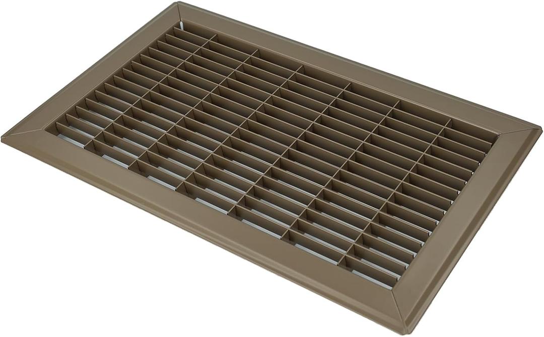 20x12 Floor Return Air Grille Fit 12x20 and 20x12 Duct Opening,Jumpable Floor Vent Cover Grille,Heavy Duty Floor Air Return Vent Cover Grill,Outer Dimensions: 21.75"W X 13.75"H