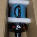 Dog Dryer for Pet Grooming, High Velocity Pet Hair Dryer with Heater, Adjustable Speed, 3 Nozzles and a Comb, Blue