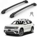 330Lbs Roof Rack Cross Bars Compatible with Volkswagen VW Atlas 2017-2026 (Not for Atlas Cross Sport), Heavy Duty Aluminum Roof Rails Top-Mount Crossbars Rooftop Cargo Carrier