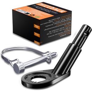 NICEDACK 12mm Universal Child Trailer Adapter for Dog, Bicycle Trailer Couplings (Black)