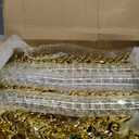 Honeydak 60 Pieces Gold Refillable Crown Candy Boxes with Dome Princess Party Favors Decorative Candy Holder Fillable Crown Containers for Wedding Birthday Party Supplies