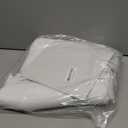 Chyhomenyc White Curtains 84 Inch Length 2 Panels Set, Faux Linen Textured Semi Light Filtering Soft Airy Farmhouse Curtain Drapes for Living Room Bedroom, Cortinas para Sala, 40Wx84L