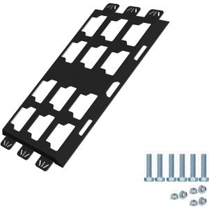 Mounting Plate Compatible with Milwaukee Packout, 100 Lbs, Metal with Powder Coat, for Tool Storage and Organization System (Full Plate, 1pc)