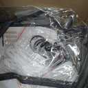 Blackout Linen Curtains 108 Inches Long 60 Inch Wide for Living Room Bedroom Pinch Pleated Back Tab Thermal Insulated 100% Black Out 2 Layer Window Drapes for Sliding Door Beige White 60x108 1 Panel