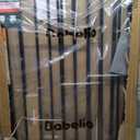 Babelio 36" Tall Baby Gate, 29-48" Auto-Close and Pressure Mounted Baby Gate for Stairs, Doorways, Hallway, PressGuard P7, Easy Walk Thru Pet Gate, Black