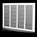 20x12 Return Air Grille (Duct Opening Size), Air Return Vent Cover, AC Vent Cover, Cold Air Return Vent Cover, Flat Return Air Grilles, Outer Dimensions:21.75"W x 13.75"H (20"W x 12"H, Duct Opening)