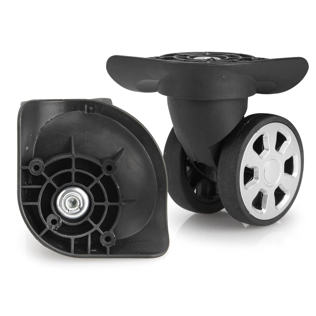 Zoofen Couple of Mute Replacement Luggage Suitcase Wheels Multi-Size Swivel Wheels(W045)