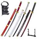 PZOEWUESR Anime 41 inch,Zoro Sword/wado ichimonji Sword/Anime Original Texture,with Display Stand,for Role-Playing and Collection