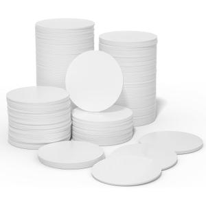 100Pcs NFC Tags, NTAG215 NFC Tags Blank White Card NFC NFC Coin Cards 25mm Compatible with TagMo and NFC Enabled Mobile Phones and Device (1 inch)