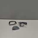 FT FUNTOR for Chevrolet Metal Key Fob Cover,PU Leather Zinc Alloy Key Case,for GMC Yukon Denali Sierra 2021-2025 (Black)