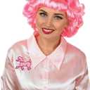 Fun Shack Women's 70s Movie Pink Wig Adult Costume, sample Movie Pink Wig, One Size