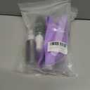 2 x BLITZWAX 2pcs Silicone Wax Pot Liners for Hair Removal, Purple Wax Warmer Bowls Kit with Sticks for Women and Men Body Waxing, Reusable and Easy to Clean Accessories, Compatible with 16 oz Waxing Kit