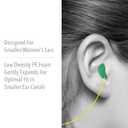 Howard Leight by Honeywell Maximum Lite Low Pressure Corded Disposable Foam Earplugs, Box of 100 Pairs (LPF-30) ,Green