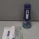 Water Picks for Teeth Cleaning and flossing, 5 Modes Rechargeable Cordless Oral Irrigator 320ml Water Tank Teeth Cleaner, IPX7 Waterproof Portable Electric Dental Flossers for Home and Travel, Blue