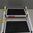 HBTower 2 Step Ladder,2 Step Stool for Adults Folding Step Stool with Cushioned Handle with Wide Anti-Slip Pedal Ergonomic Design (White)