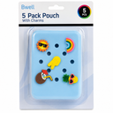 Bwell 5 Pack Pouch With Charms, Pack 3