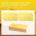 30pcs Beeswax Sheets Beehive Wax Foundation Sheets Natural Beeswax Honeycomb Sheets for Beekeeping Candle Making
