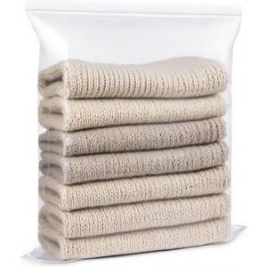 18 x 24" Large Plastic Storage Bags With Zipper 5 Gallon Large Zipper Bags for Storage Moving, Travel and More (2 Mil Thick,25 pack)