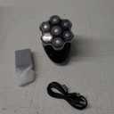 Clforczh Head Shavers for Bald Men - 7D Detachable Electric Razor, IPX6 Waterproof Wet Dry Rotary Shavers, LED Display Rechargeable Head Shaving with Fast Charging, Blue