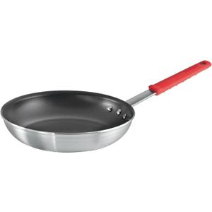Tramontina Professional 10-Inch Non Stick Frying Pan, Heavy-Gauge Aluminum Skillet with Reinforced Nonstick Coating, Red Handle, Dishwasher and Oven Safe