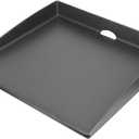Cast Iron Flat Top Grill Griddle for Blackstone 17 inch Table Top Griddle with Back Grease System, Replacement for Blackstone 17" Portable Grill, Come with Accessories Kit