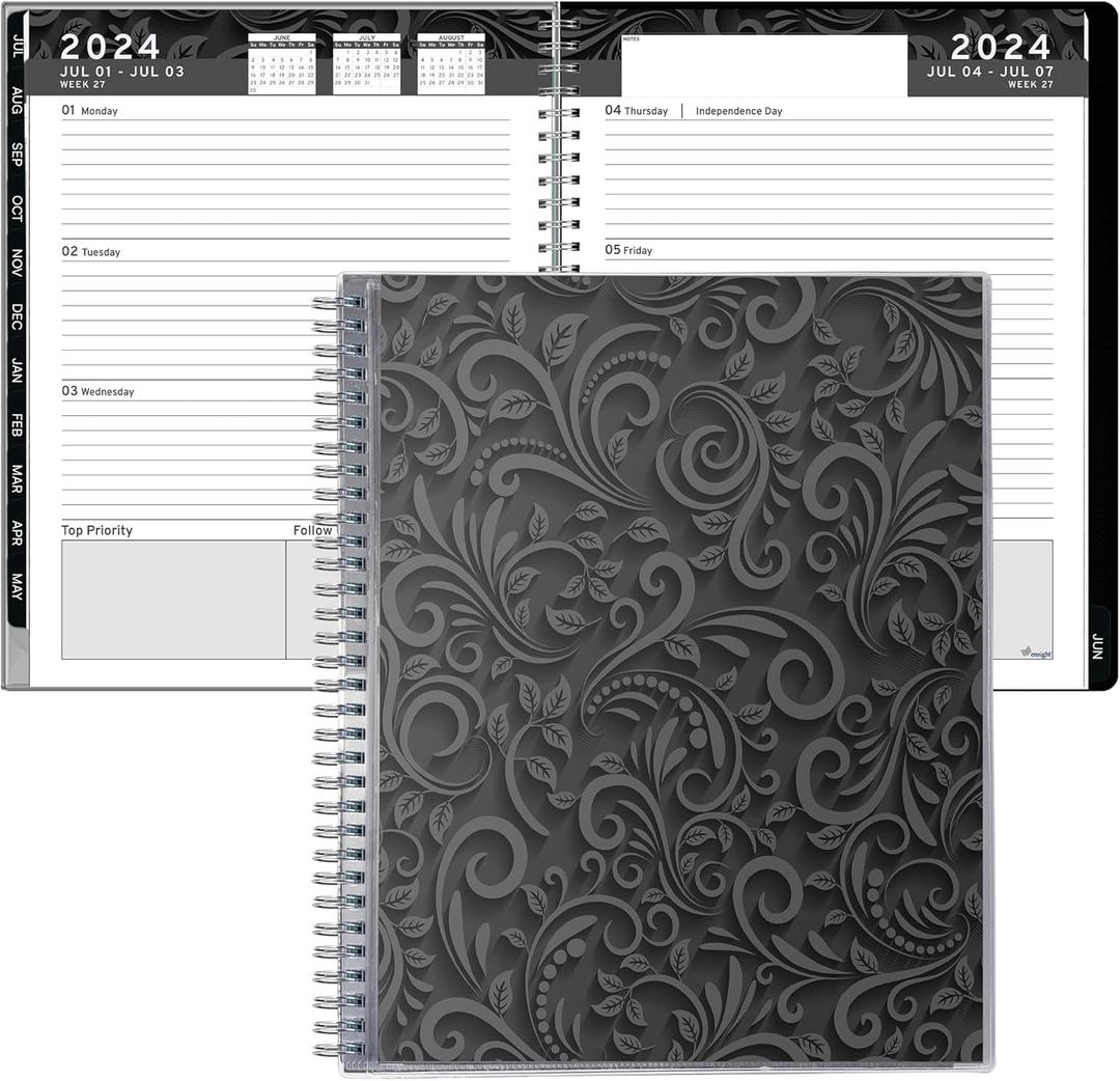 Ensight 2024-2025 HARDCOVER Leather Planner Weekly & Monthly