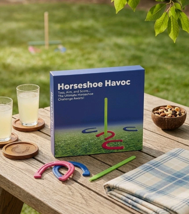 Plastic Horseshoe Game, 2pack