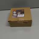 BESTTEN Keyed Same Exterior Door Knob and Single Cylinder Deadbolt Combo Set, Keyed Alike Entry Door Knobs with Lock and Keys for Entrance and Front Door, Satin Nickel