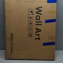 Framed Colorful Coastal Wall Art for Living Room Decor, Large Tropical Beach Palm Tree Canvas Artwork for Walls, 2 Piece Pop Paintings Prints for Hallway Bedroom Office Salon Wall Decor, 24x36 Inch