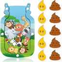 Qunclay Jungle Style Reward Jar Pot Training Reward Jar Incentive Good Behavior Responsibility Chart for Gift