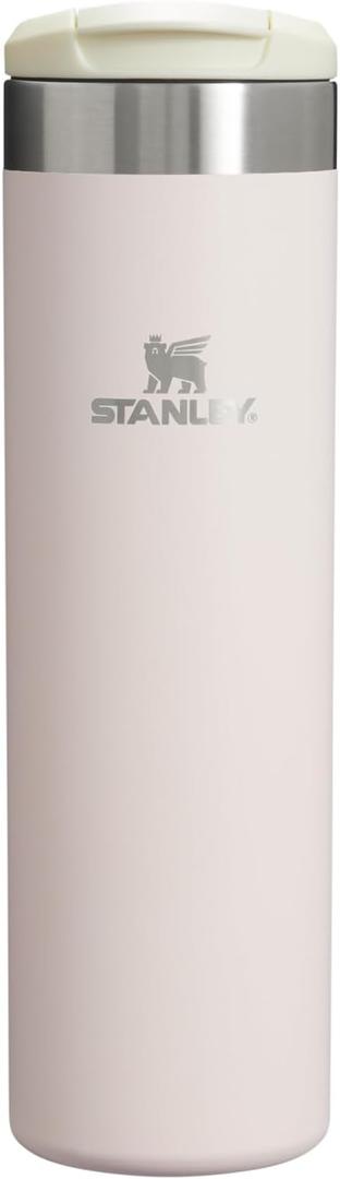 Stanley AeroLight Transit Bottle 20 oz | Locking Drink Through Lid | Leak Resistant Water Bottle or Coffee Travel Mug | Lightweight Insulated Stainless Steel | BPA-Free | Rose Quartz