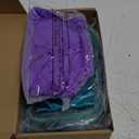 Chuangdi 3 Pcs Halloween Women Costume Accessories Blue Green Wig Gloves Stocking for Adult Cartoon Movie Cosplay Party