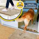 Muddy Mat® | Super Absorbent Door Mat Indoor, Microfiber Quick Dry Chenille Entryway Rug, Non-Slip Front Door Mat, Indoor Mats for Entryway, Machine Washable Pet Rug, Beige 28"x18"