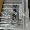 BABELIO 36 Inch Extra Tall Baby Gate with Cat Door, 29-40" Metal Pet Door for Stairs, Doorways, House, Auto Close, Easy Walk Thru, Gray