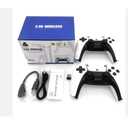 2.4G Wireless Game Controller Set, Dual Gamepad with USB Receiver, White and Black, Classic Game Console Support, 10 Simulator Compatible