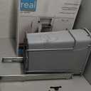 Knape & Vogt in-Cabinet Pull Out Trash Can, 20-Qt., Bottom-Mount Cabinet Installation, Requires Min 8-in Opening, 20.5 in x 8.5 in x 17.5 in, RS-PSW9-1-20-P, Platinum