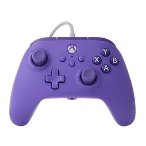 PowerA Wired Controller for Xbox Series X|S - Violet, gamepad, video game/gaming controller, works with Xbox One, Officially Licensed 