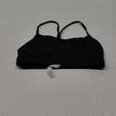 Buauty Y Back Sports Bra for Women, Low Impact Padded Racerback Spaghetti Strap Bras, Womens Workout Yoga Gym Tops, M