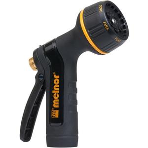 Melnor 995037 Rear Trigger 7 Watering Patterns XT Metal Garden Hose Nozzle, Basic
