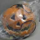 9" Jack-o'-Lantern - Halloween Light Up Pumpkin Lantern with ETL Certified Cord and 2 Safety Fuse - Indoor Outdoor JackoLantern Decoration for Halloween Party Home Dcor - Round Lightened Pumpkin