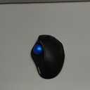 TECKNET Pro Wireless Trackball Mouse, Bluetooth Mouse with Ergonomic Thumb Control, USB-C Rechargeable, RGB Light Mice with Adjustable DPI, 3-Device Connectivity (BT or 2.4G),for PC/Mac/Laptop - Black