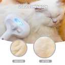 3 x Spray Cat Pet Grooming Brush with Water Sprayer - Hair Removal Comb for Cats and Dogs, White Shedding and Bath Brush with Steam Release