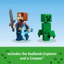 LEGO Minecraft The Badlands Mineshaft Video Game Toy, Mining Exploration Set with Minecraft Minifigures, Birthday Gift for Boys and Girls, Action Packed Toy for Kids Ages 8 and Up, 21263