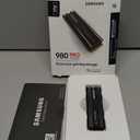 SAMSUNG 980 PRO SSD with Heatsink 1TB PCIe Gen 4 NVMe M.2 Internal Solid State Drive, Heat Control, Max Speed, PS5 Compatible, MZ-V8P1T0CW