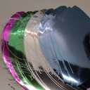 BLUE PANDA Party Hats - 50 Pack, Metallic Blue/Green/Gold/Silver/Hot Pink, Cone - Bulk Set for Kids & Adults