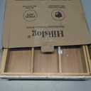 Expandable Silverware Drawer Organizer Storage Large Bamboo Kitchen Tool Utensil Organizers Divider Cutlery Tray Adjustable Flatware Drawer Organizer for Spoon Spatula Cooking Utensils Holder Tray ((12.6"-21")x 15.7")