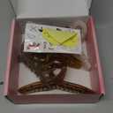 Big Hair Claw Clips - Butterfly Hair Accessories for Women and Girls with Long, Thick Hair - Large 5.1 Jelly Clips, 4 Pcs, Mother's Day Gifts