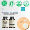 NAD Supplement 1000mg - Pure NAD Supplement for Anti-Aging